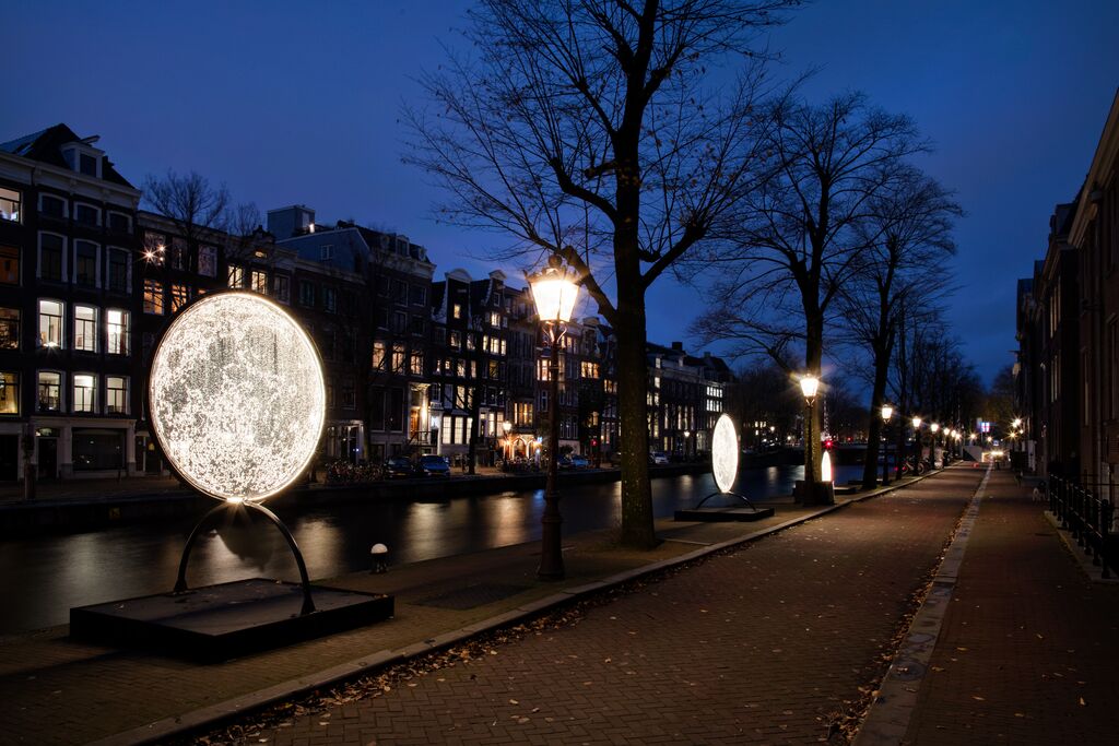 Amsterdam Light Festival - Mirror Moon