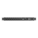 LTECH DMX/RDM 8CH Signal Amplifier 5-pin XLR - RDM-AMP-8E - 正视图