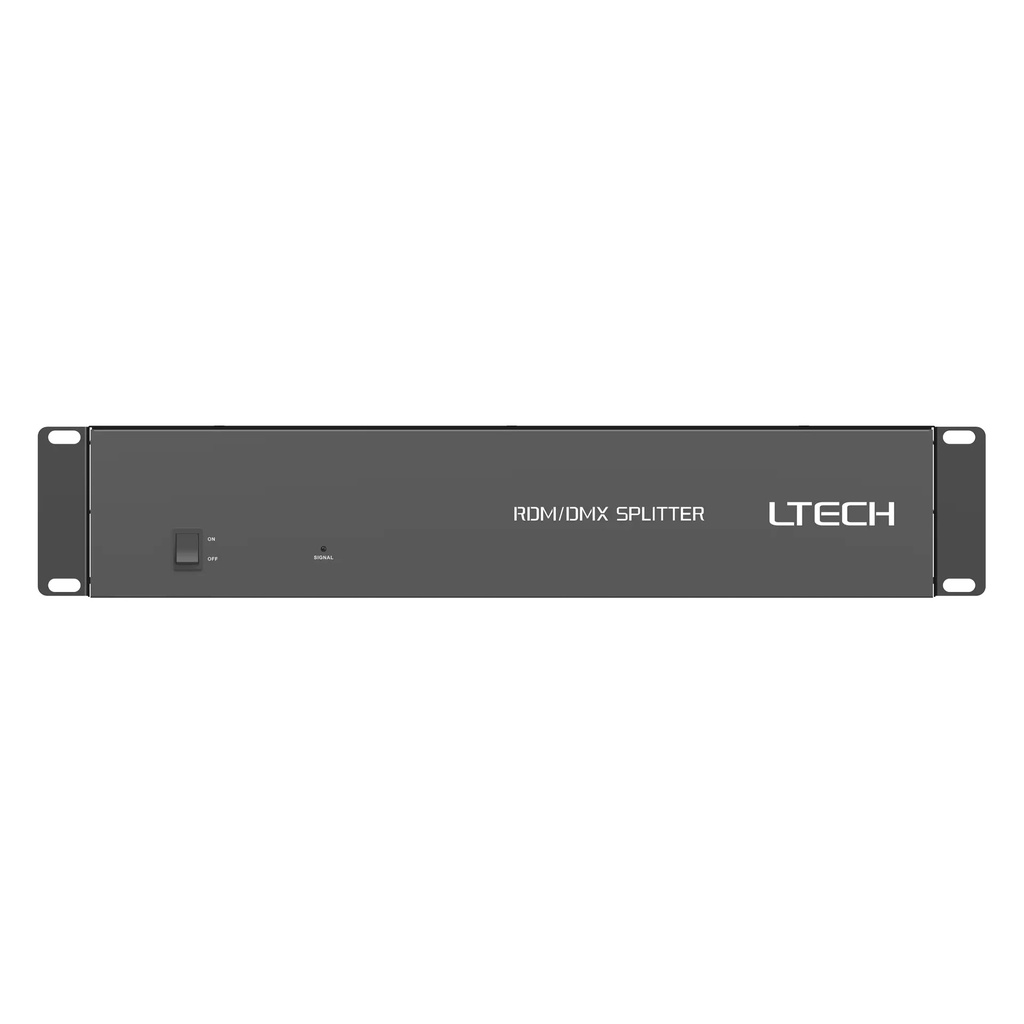 LTECH DMX/RDM 16CH Signal Amplifier 5-pin XLR - RDM-AMP-16E - 16E，RDM 16 后视图