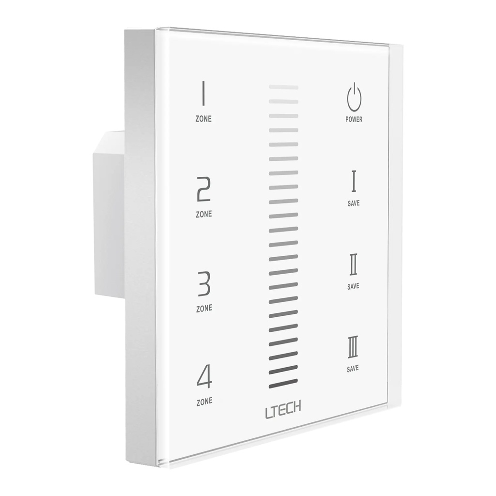 LTECH RF/DMX touch panel 4 zone - EX5 - product photo