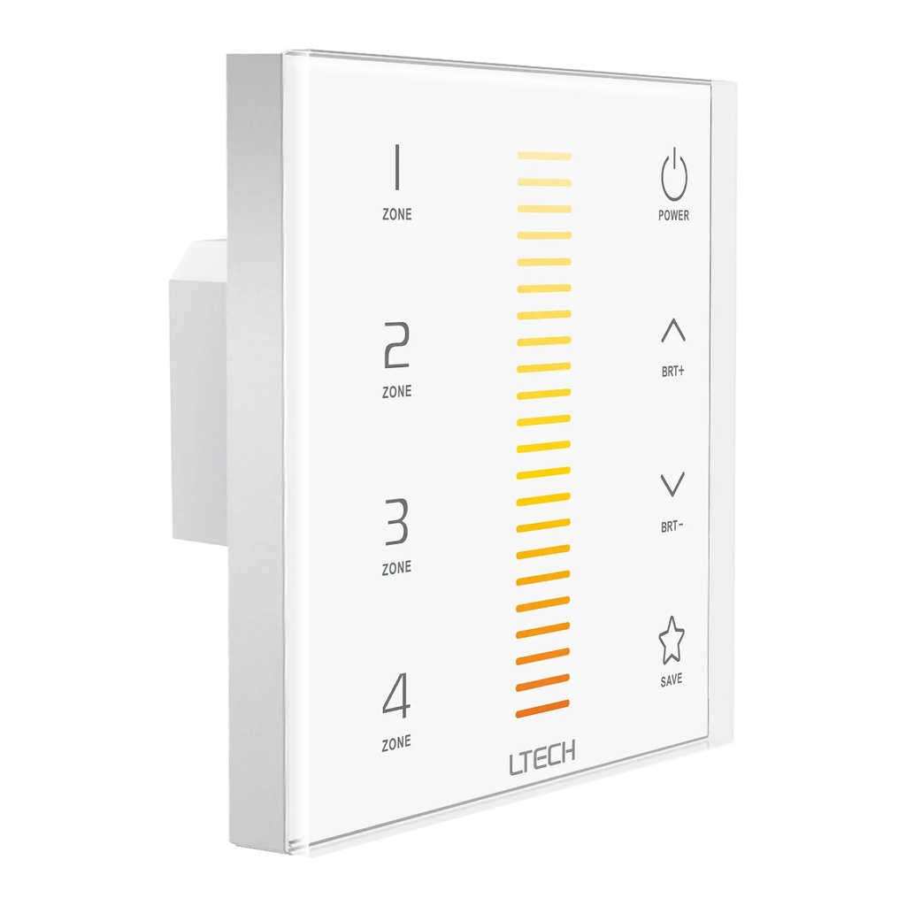 LTECH RF/DMX touch panel CT 4 zone - EX6 - product photo
