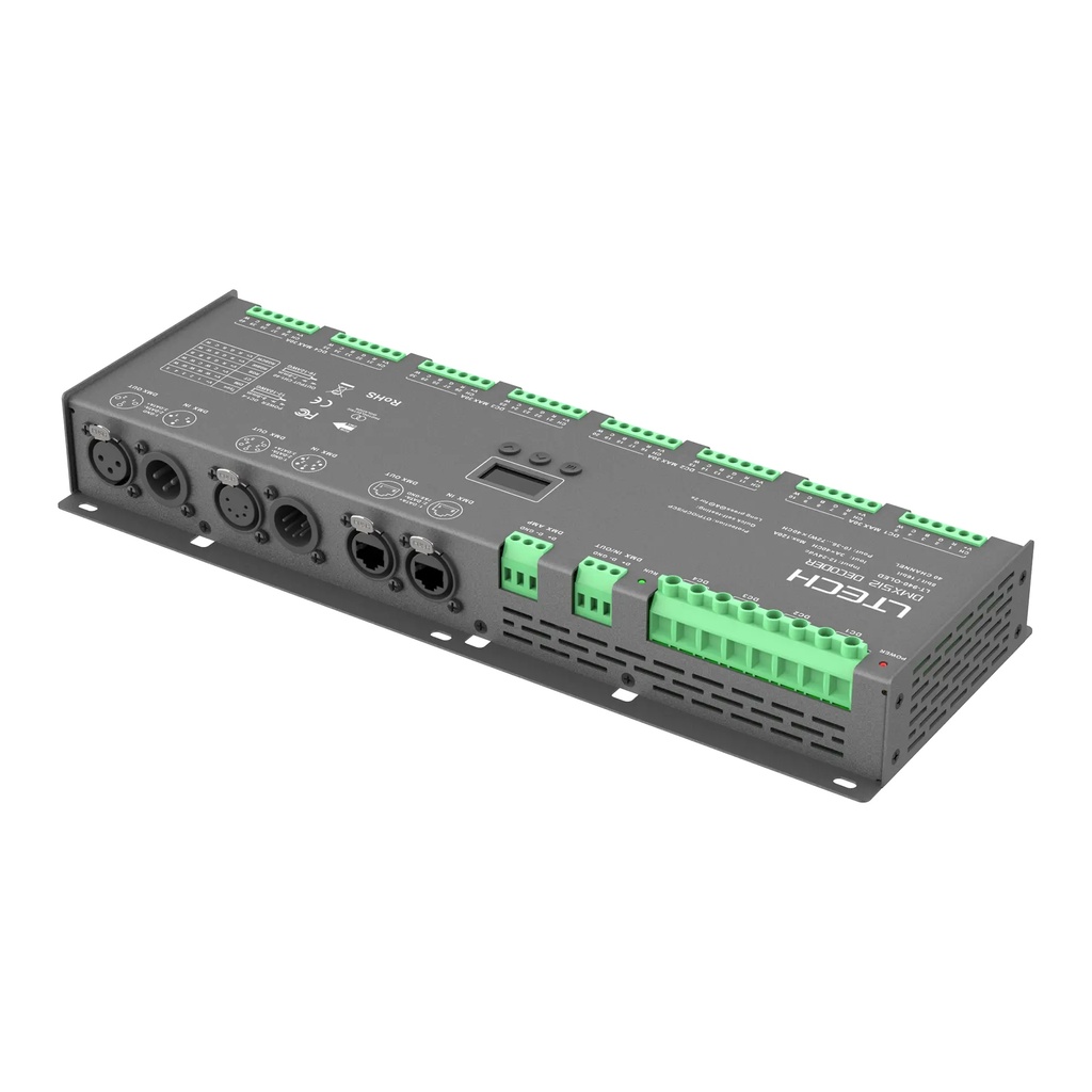 LTECH DMX/RDM LED driver CV 40x3A OLED - LT-940-OLED - product photo