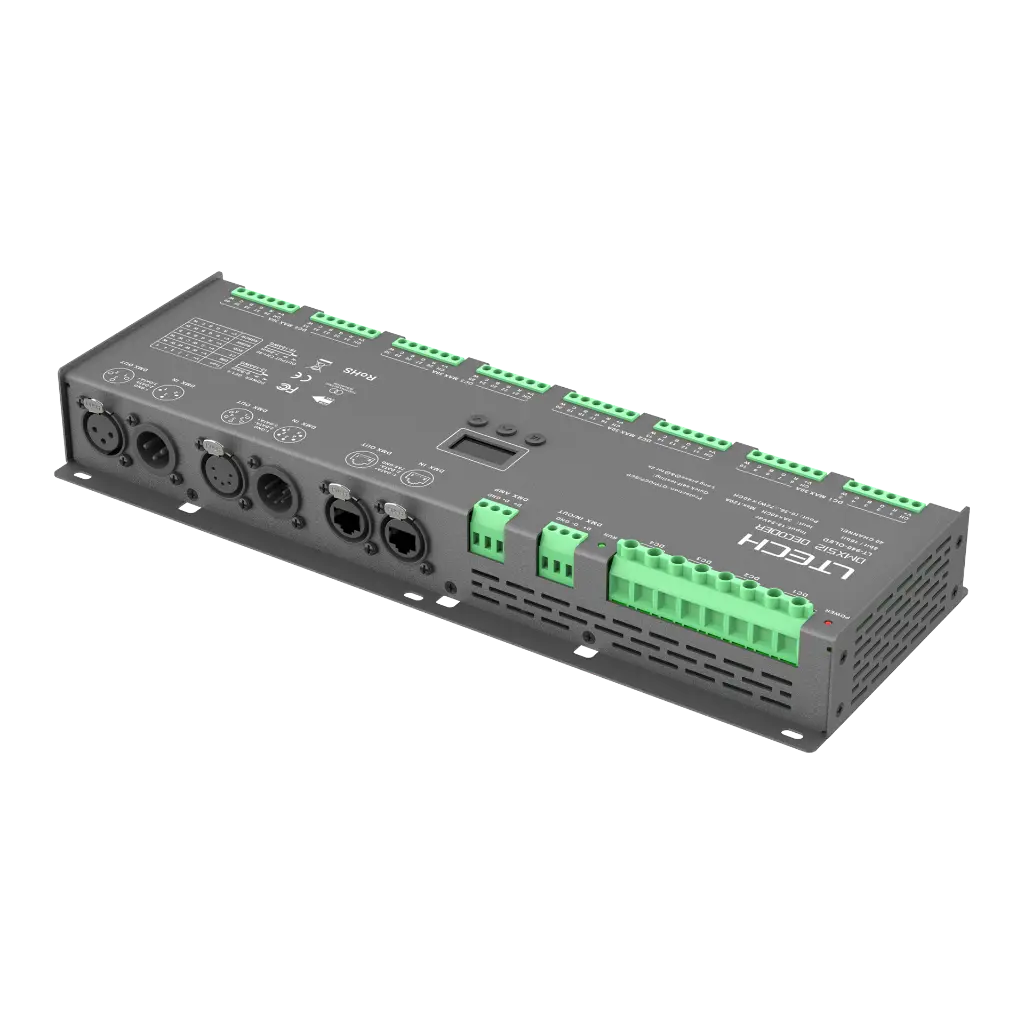LTECH DMX/RDM LED driver CV 40x3A OLED - LT-940-OLED - product photo