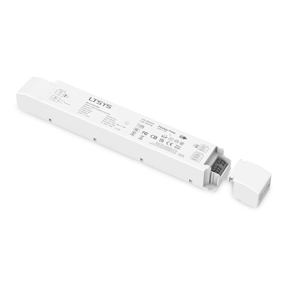 LTECH LTSYS Driver CV DMX 1CH 24V 75W - LM-75-24-G1M2 - 拆分
