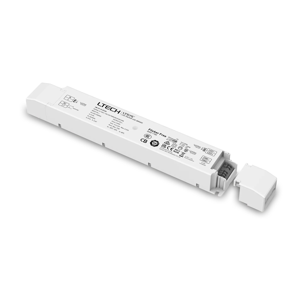 LTECH LTSYS Driver CV 0-10V 1CH 12V 75W - LM-75-12-G1A2 - 拆分