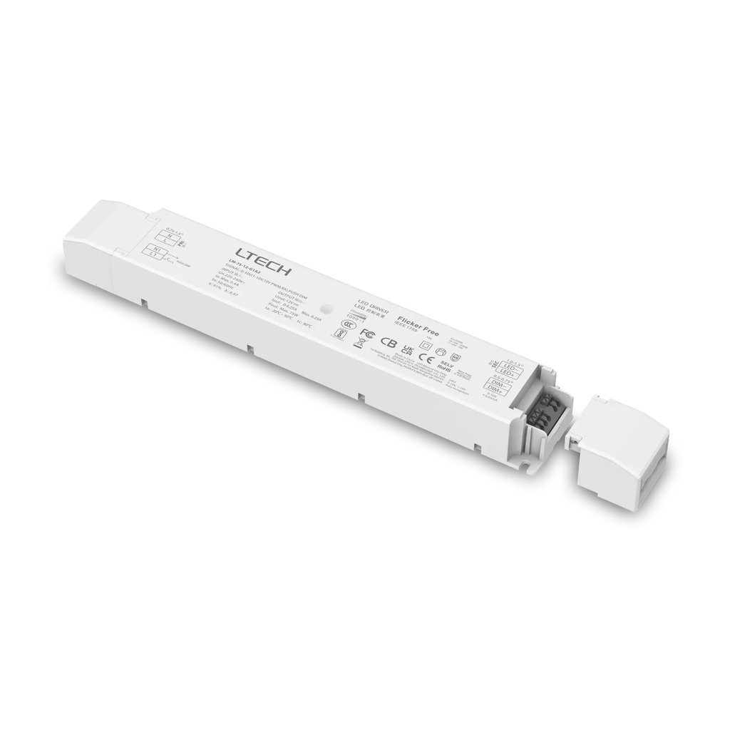 LTECH LTSYS Driver CV 0-10V 1CH 12V 75W - LM-75-12-G1A2 - 拆分2