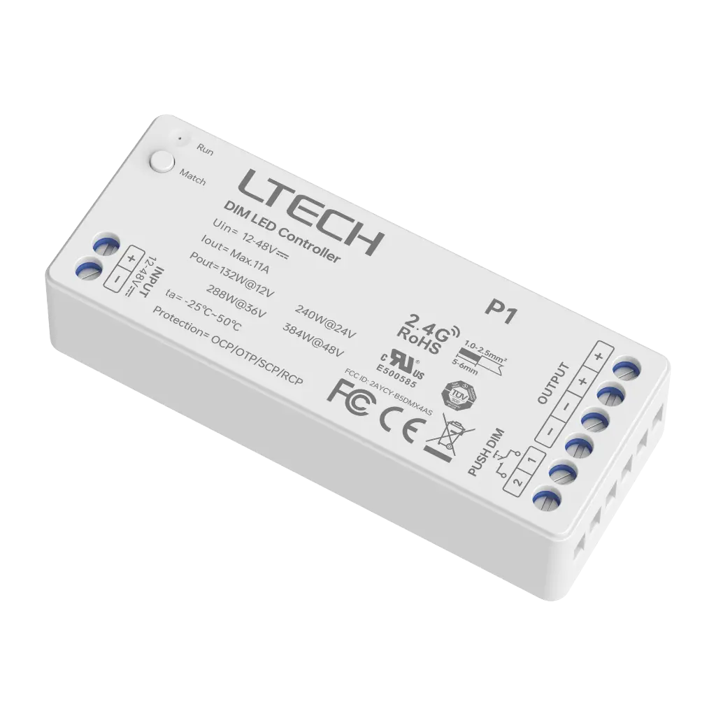 LTECH Mini RF remote + receiver CV 11A - M1A+P1 - product photo