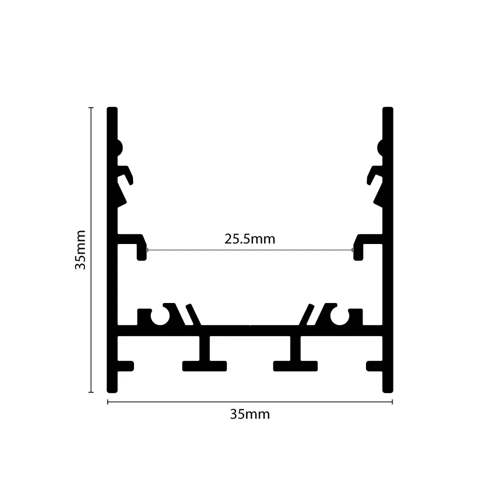 Aluminium Profile 3535 - cross-section