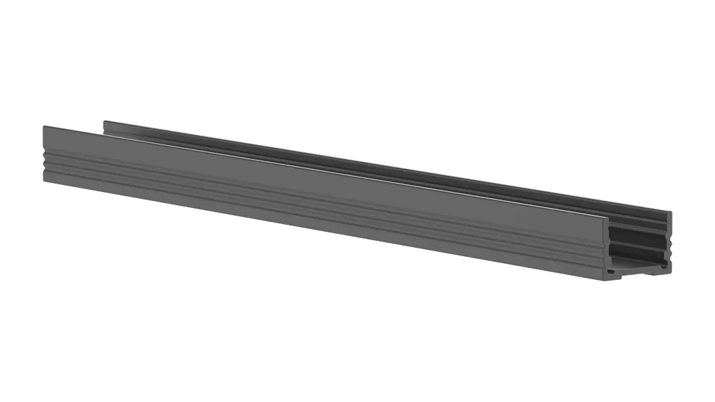 Aluminium Profile Low - black