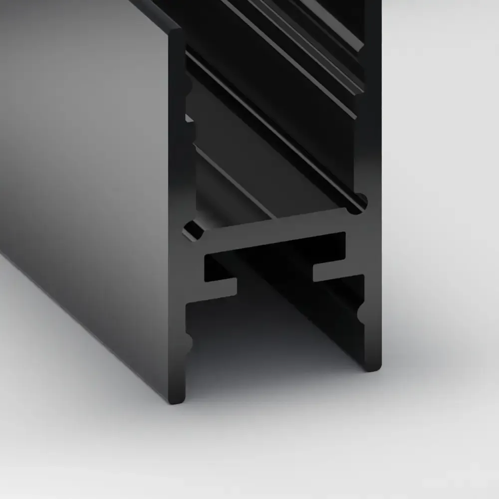 Aluminium Profile High H - Black