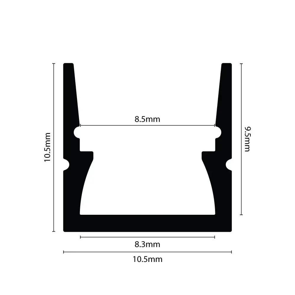 Aluminium Profile Mini - cross-section