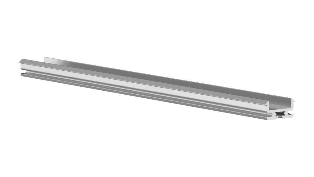 Aluminium Profile Half Round - silver