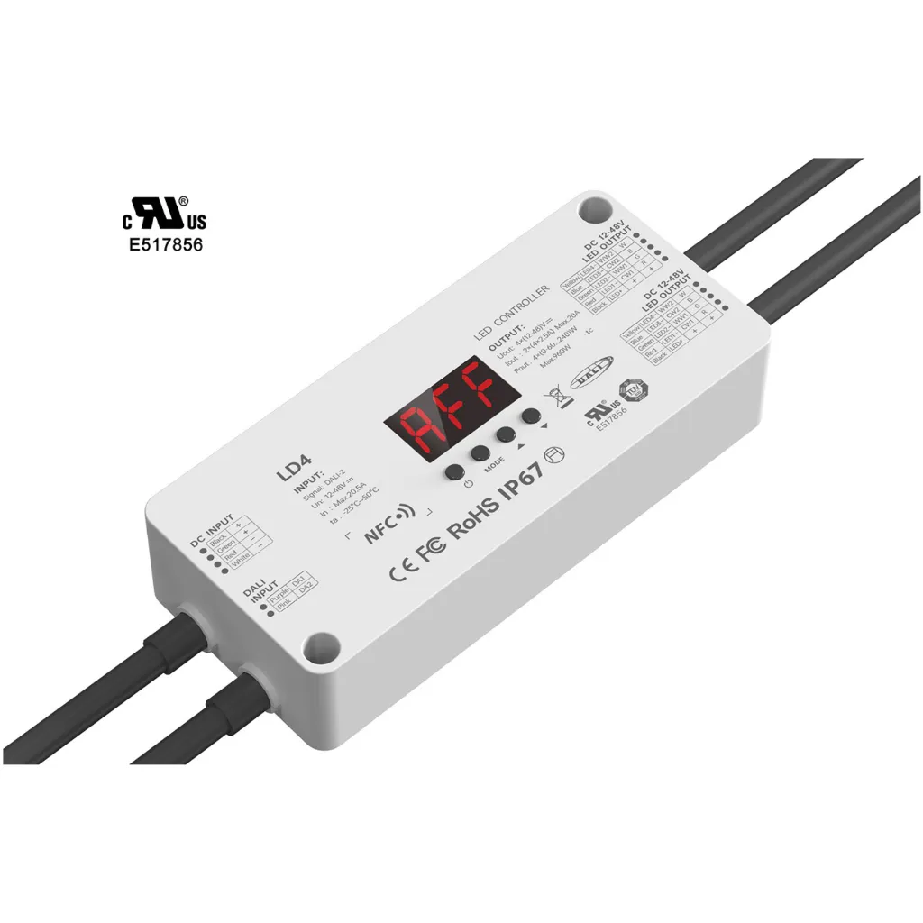 LTECH CV DALI 4CH NFC IP67 - LD4 | OneEightyOne
