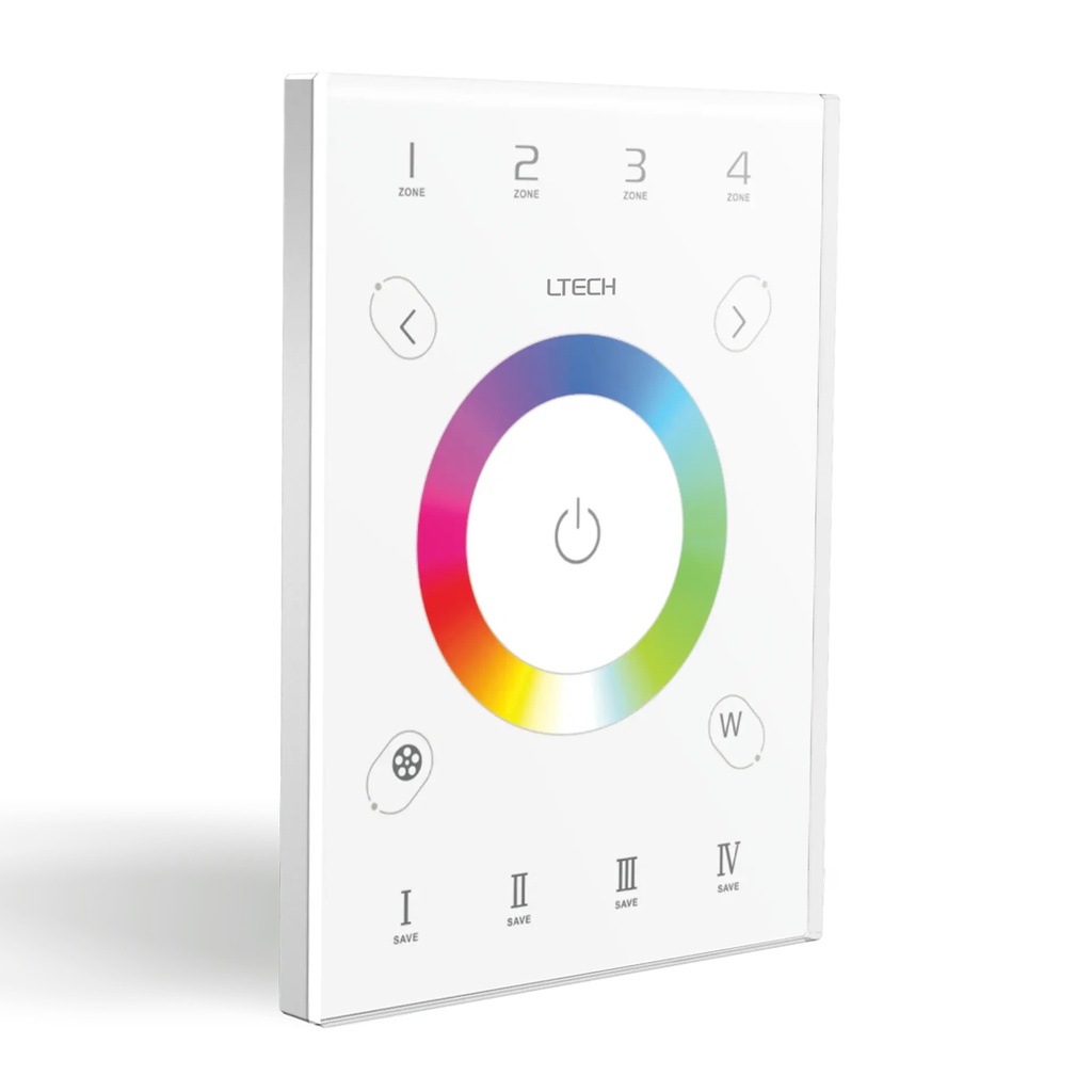 LTECH Bluetooth/DMX/WIFI touch panel RGBW - UX8 - UX8侧