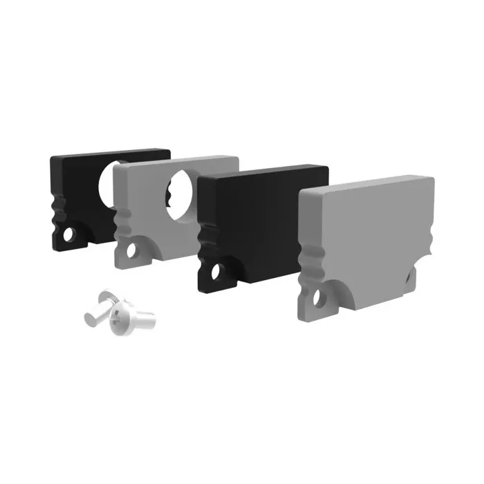 [9115100] Endcap Low (Grey, Closed)