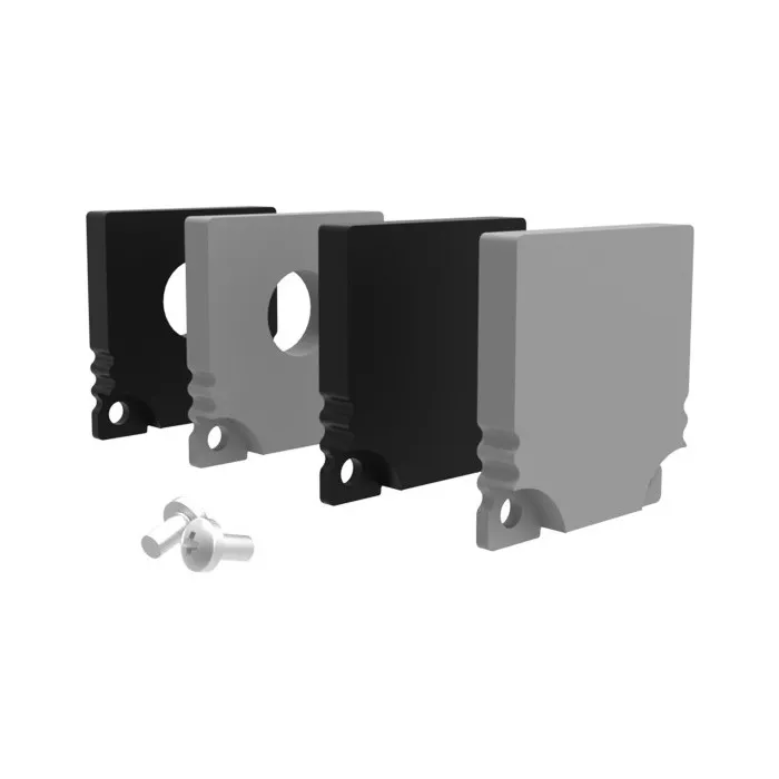 [9115200] Endcap High (Grey, Closed)