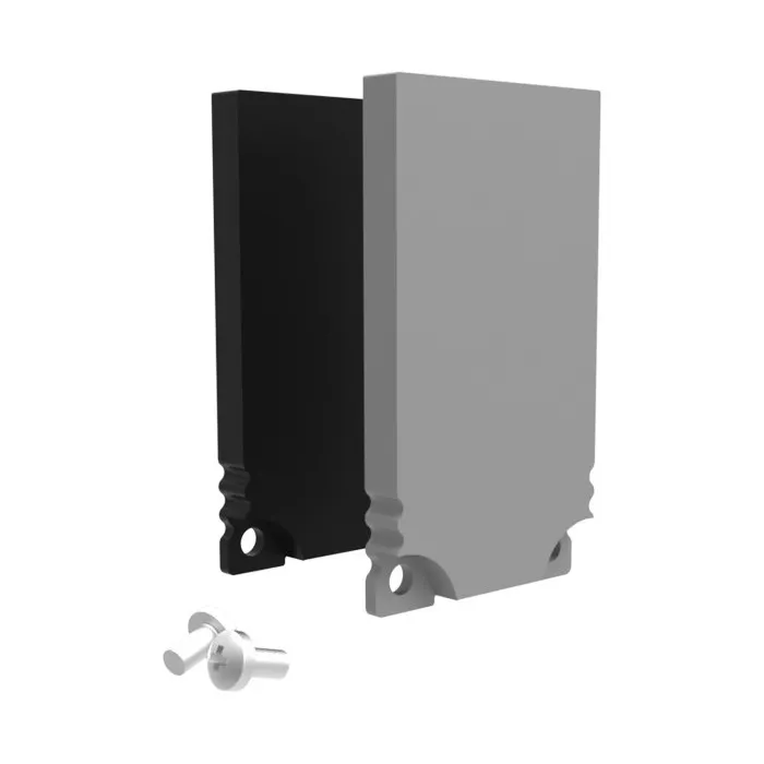 [9115700] Endcap High Square (Grey)