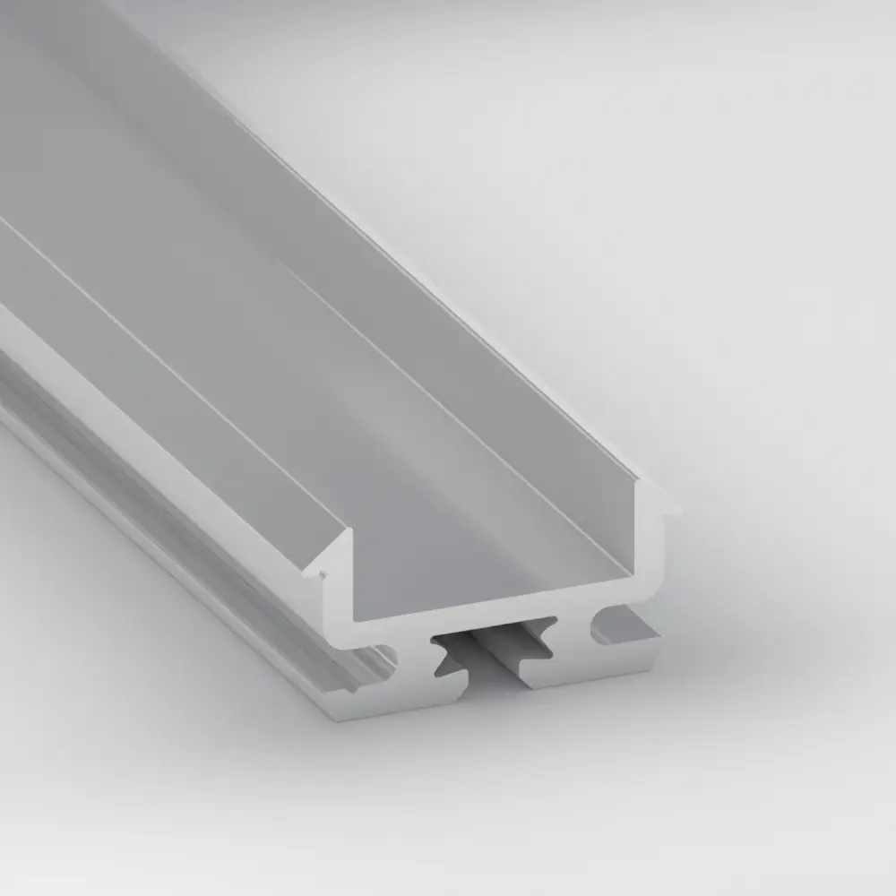 [9116300] Aluminium Profile Half Round (3020 mm, Anodized Silver)