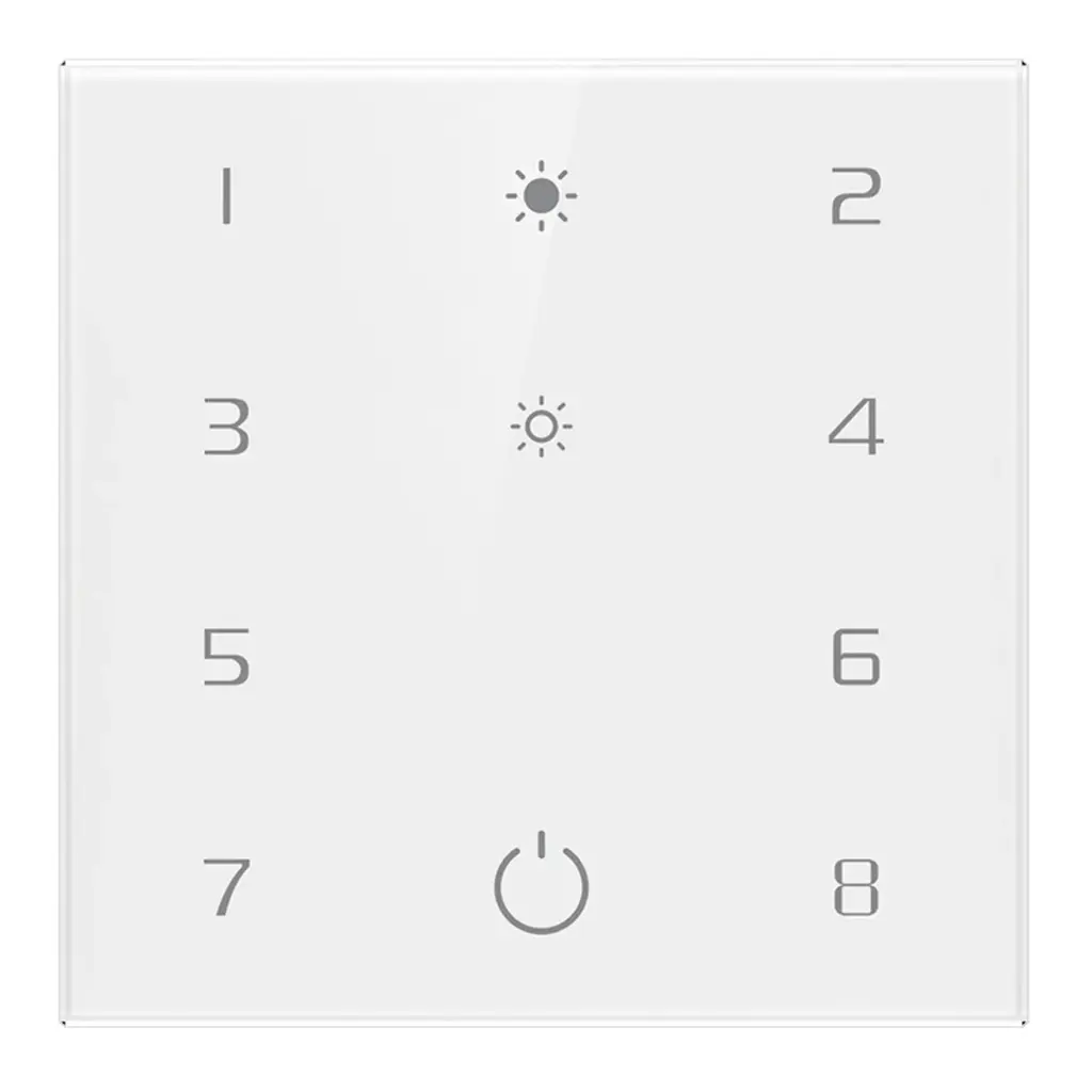 [2261108] LTECH Bluetooth touch panel 8 programmable buttons - EB8