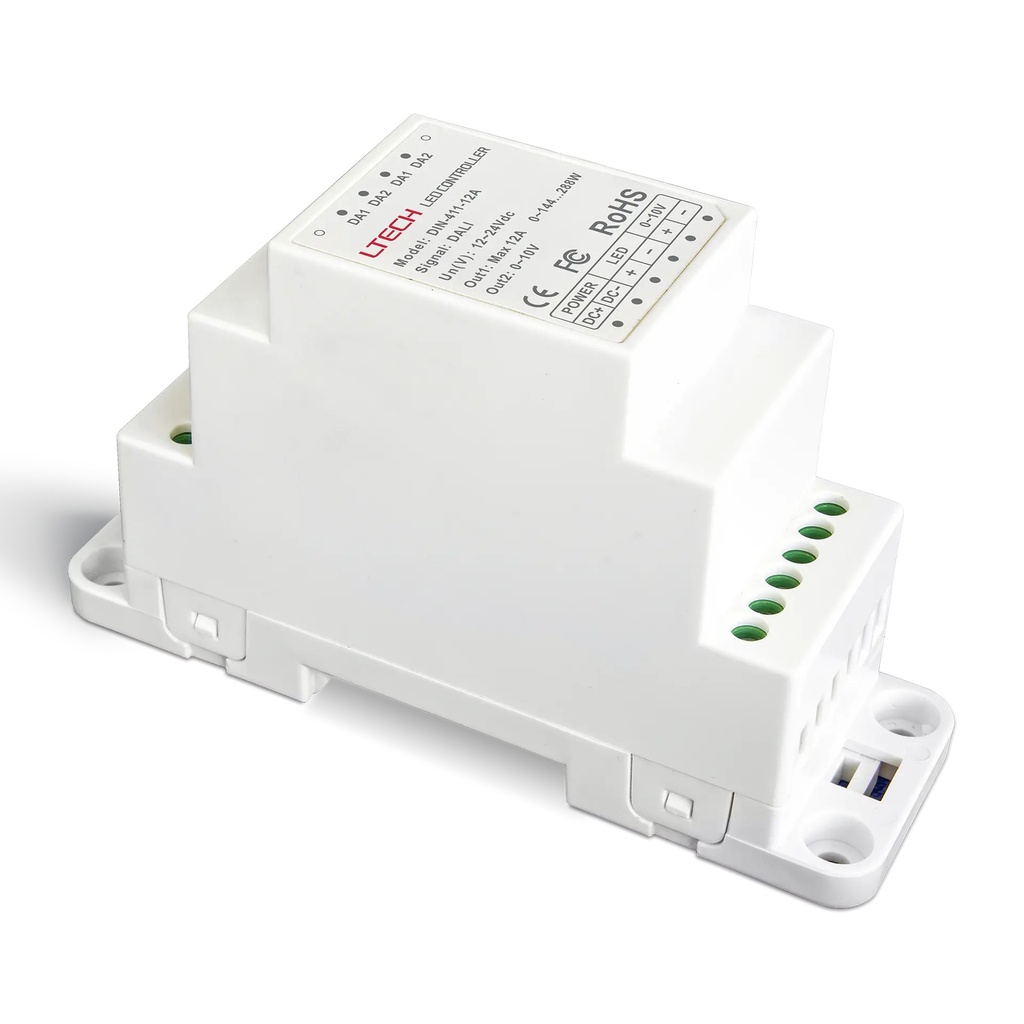 [2264600] LTECH DALI LED driver CV 1x12A Dinrail - DIN-411-12A