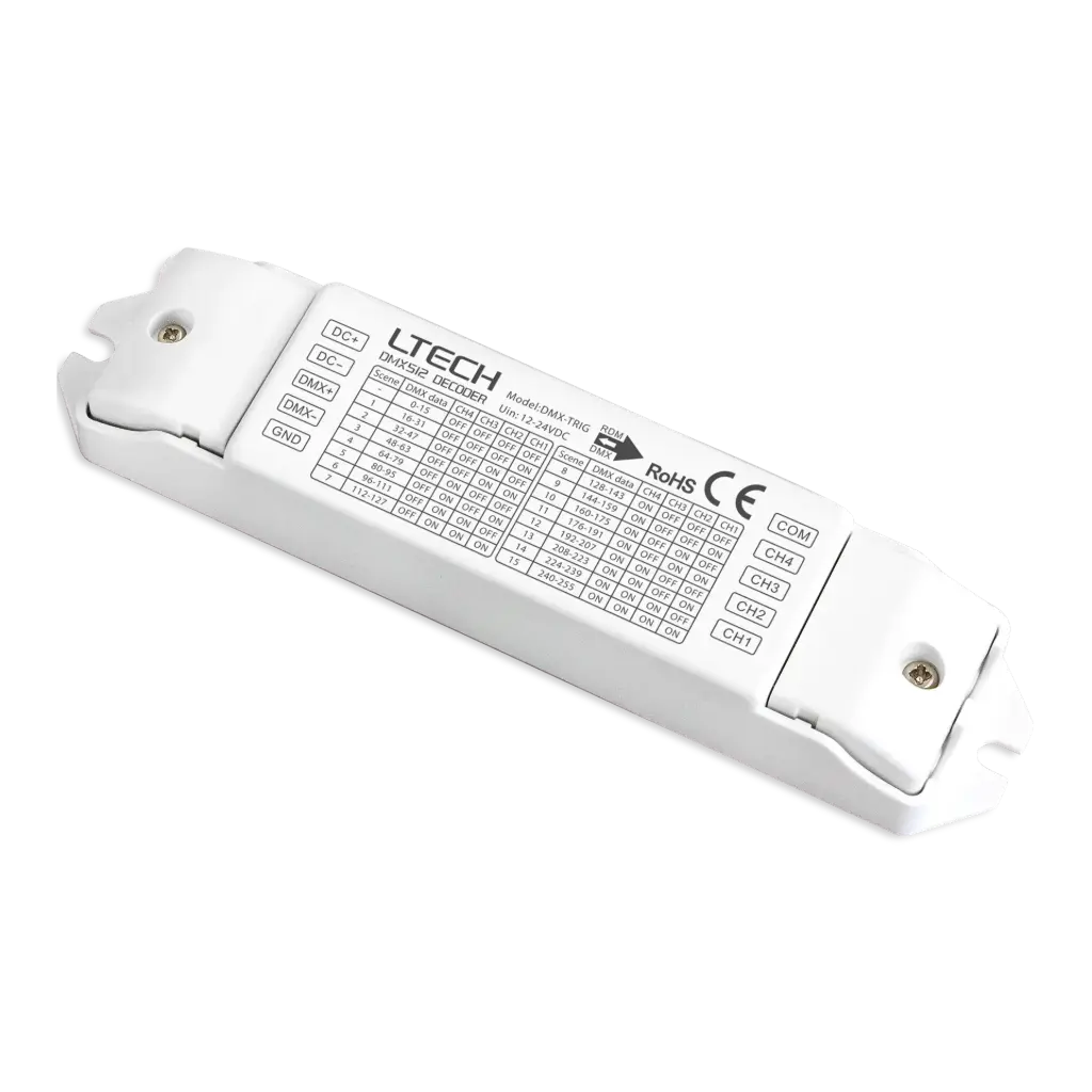 [2274201] LTECH DMX converter to Dry Contact  - DMX-TRIG