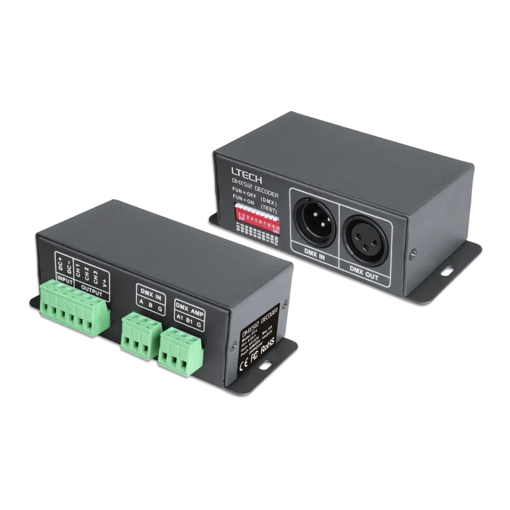 LTECH 3-Channel CV DMX Decoder - D3-L