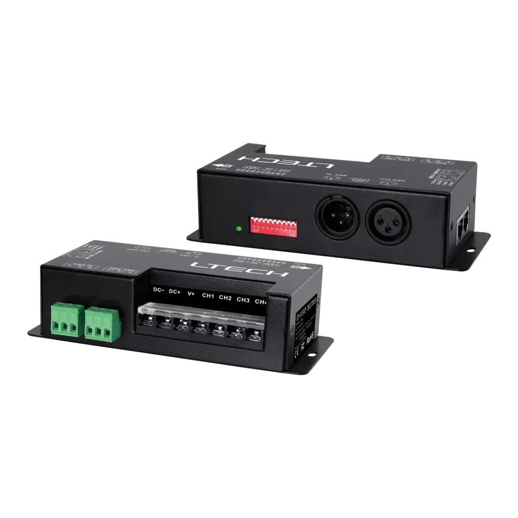 LTECH DMX LED driver CV 3x8A / 4x6A - D4-L