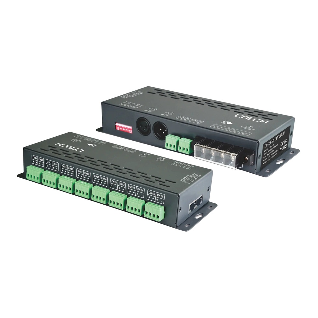 [2270900] LTECH DMX LED driver CC 16x350mA - LT-880-350