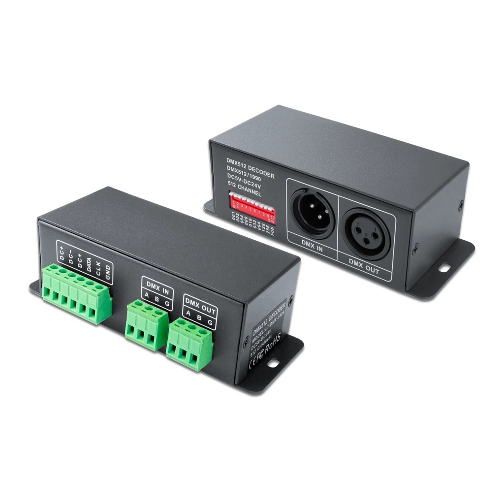 [2280200] LTECH DMX-SPI Decoder - LT-DMX-1809
