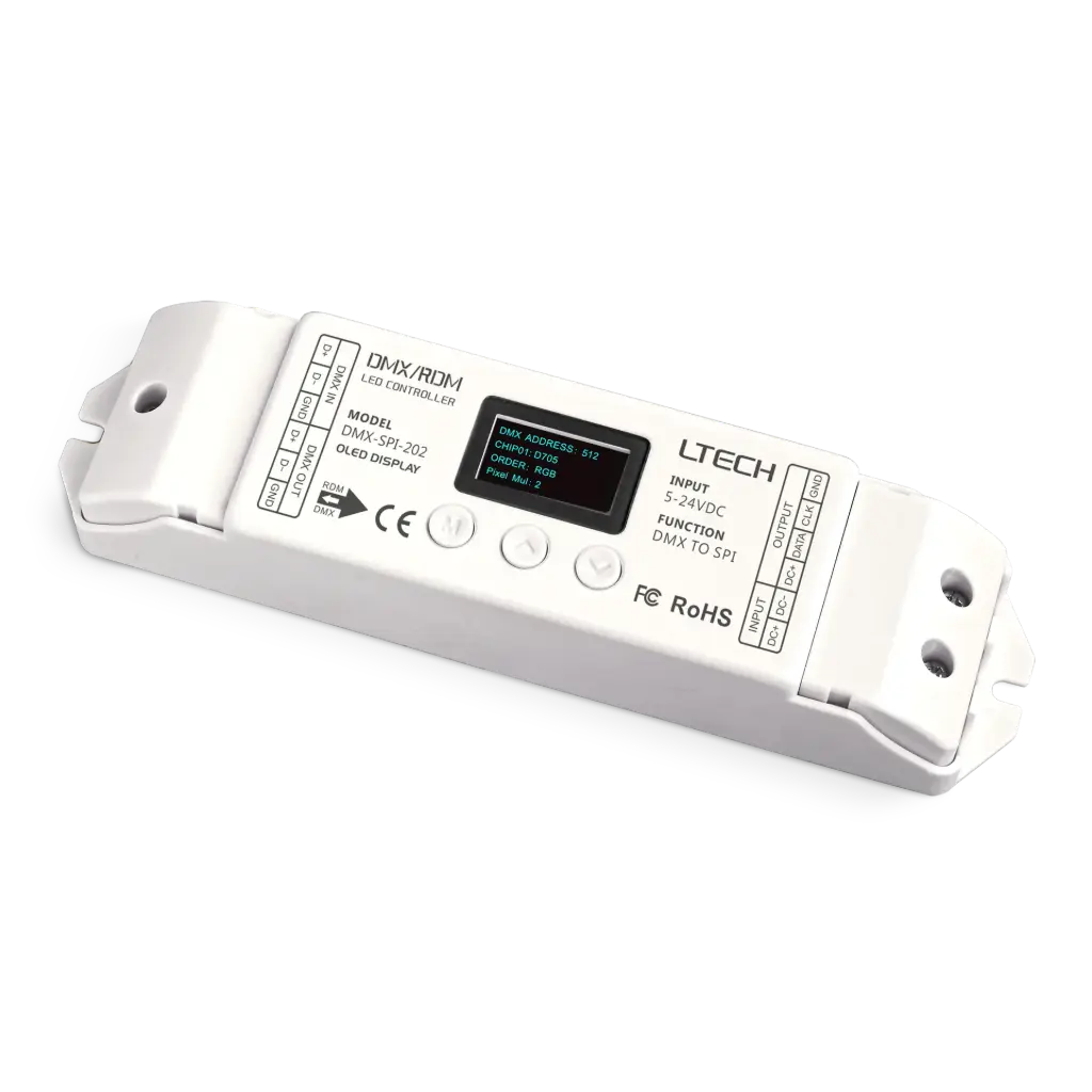 [2281100] LTECH DMX-SPI Decoder - DMX-SPI-202
