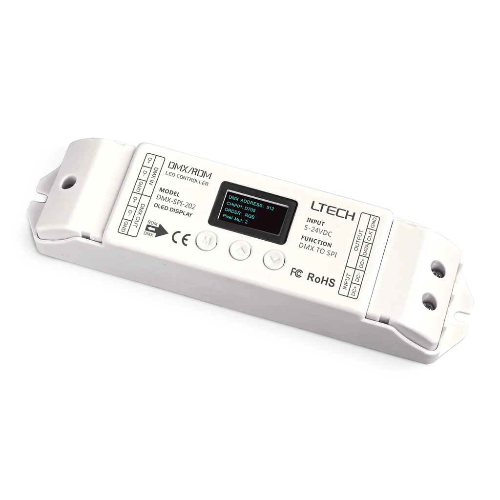 [2281100] LTECH DMX-SPI Decoder - DMX-SPI-202