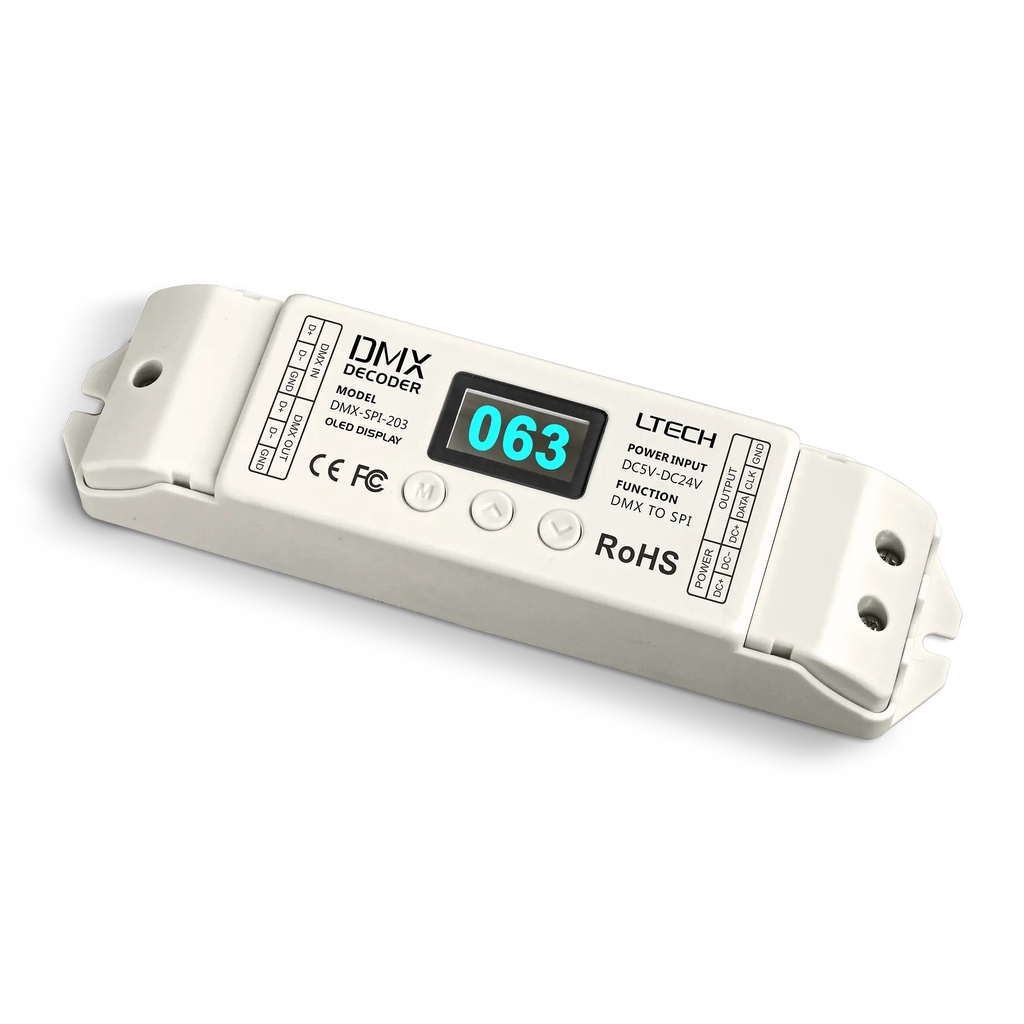 [2281300] LTECH DMX-SPI Decoder - DMX-SPI-203