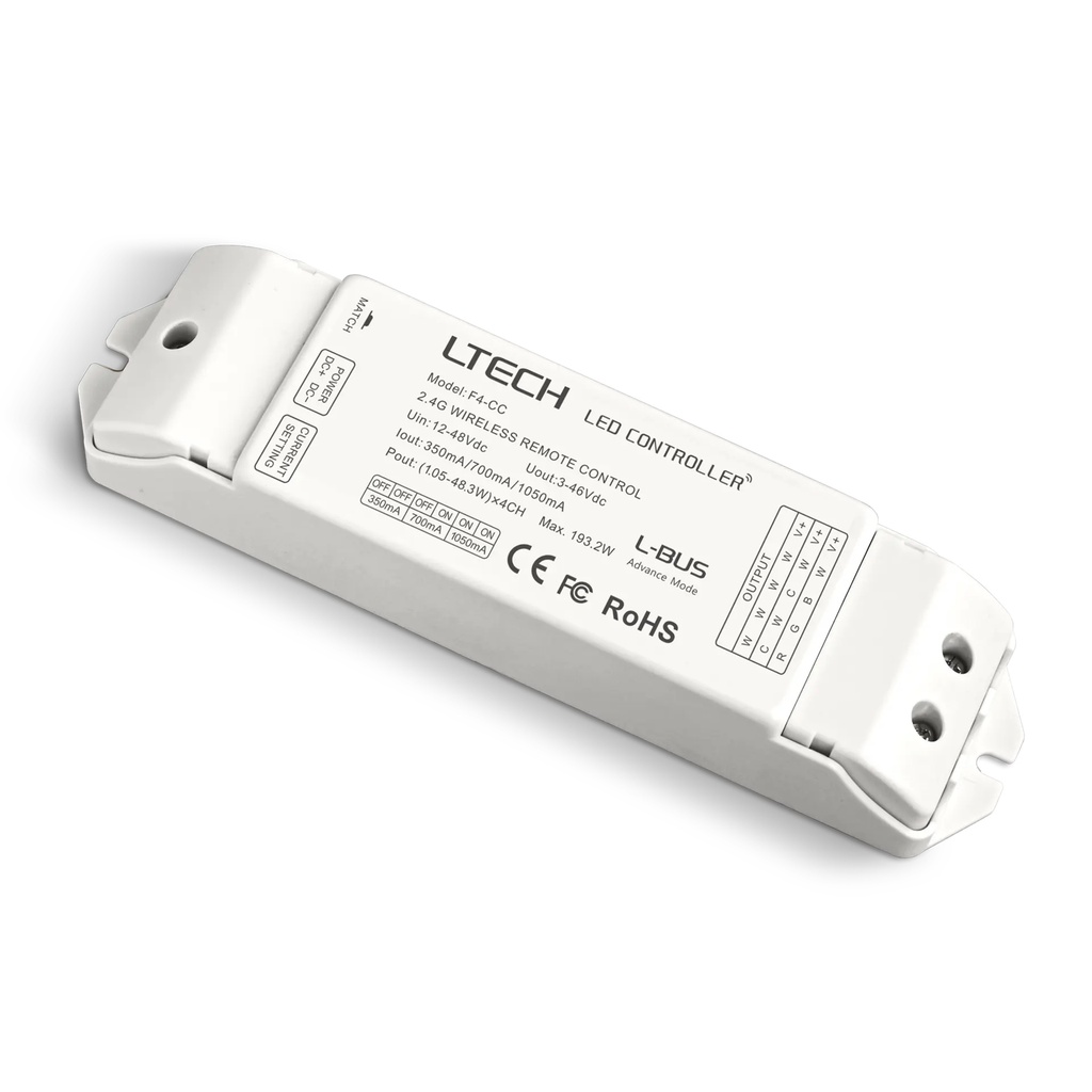 [2258900] LTECH RF receiver CC 4xCC - F4-CC