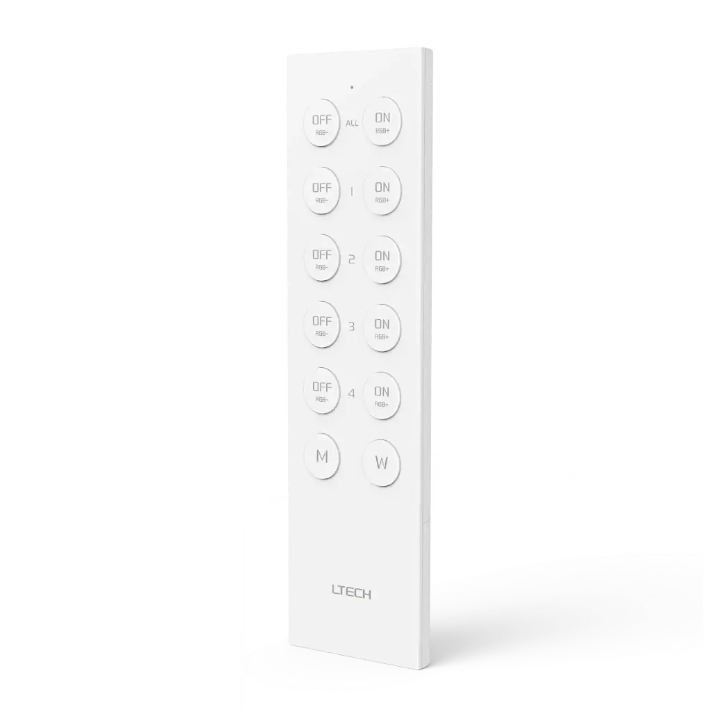 LTECH RF remote control RGBW 4 zone - F8