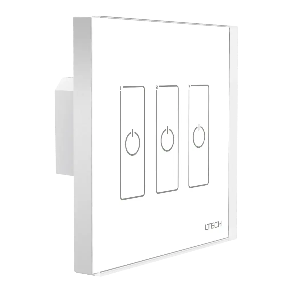 LTECH RF Touch panel 3 button - EXC3