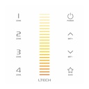 LTECH RF/DMX touch panel CT 4 zone - EX6