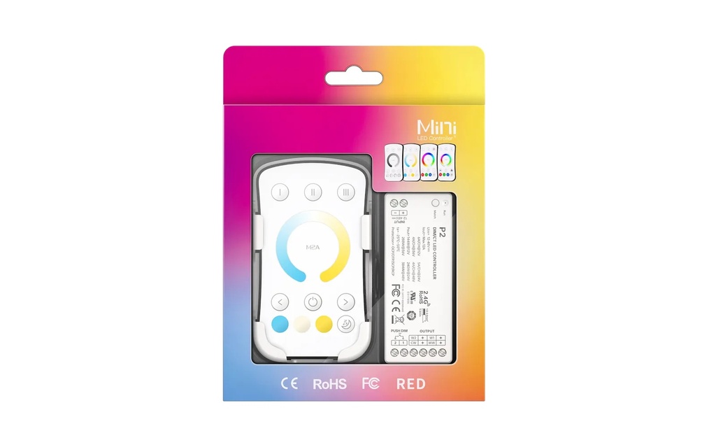 LTECH Mini RF remote + receiver CV 12A CT - M2A+P2