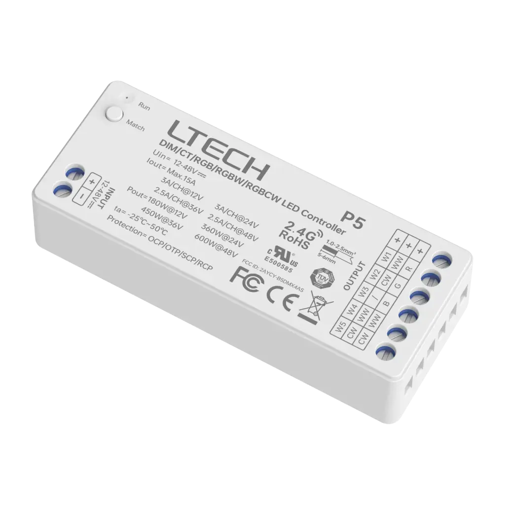 LTECH Mini RF remote control RGBCT - P5