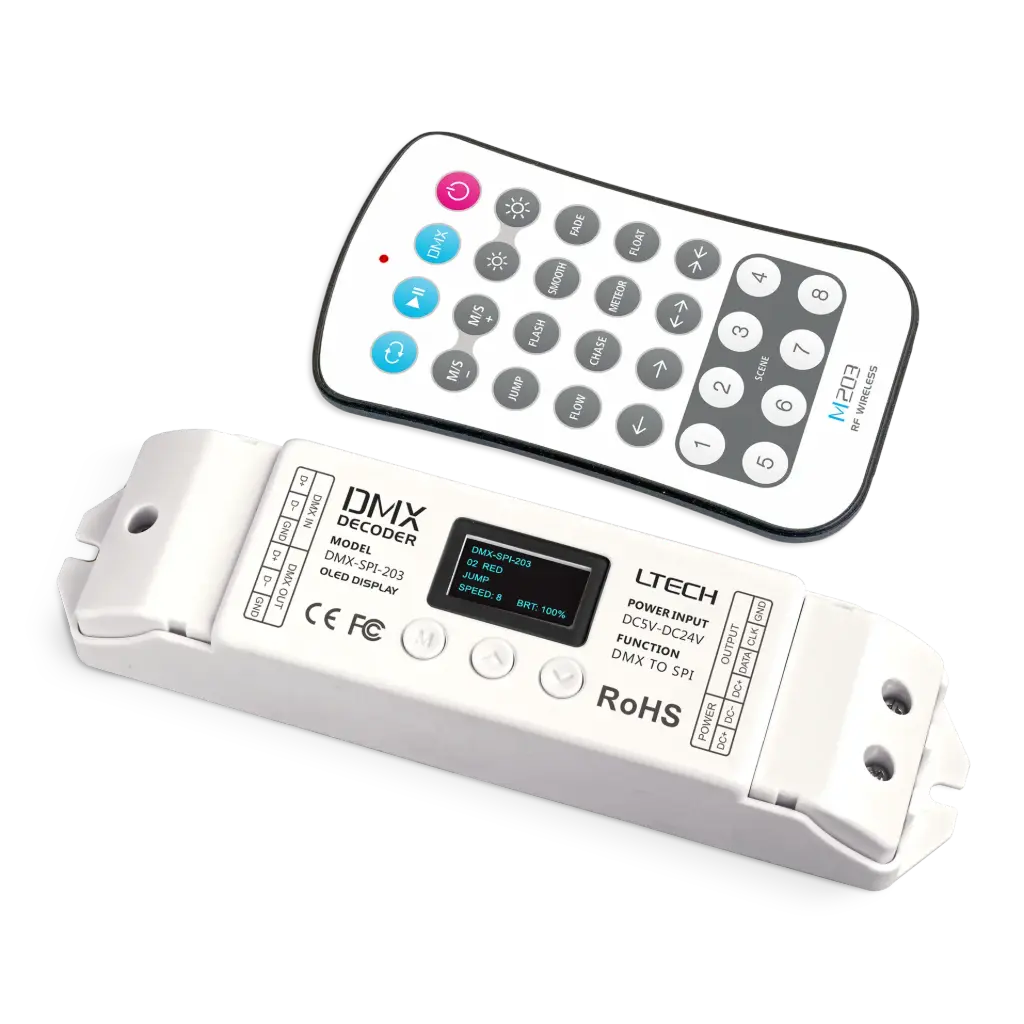 LTECH SPI Digital controller - DMX-SPI-203+M203