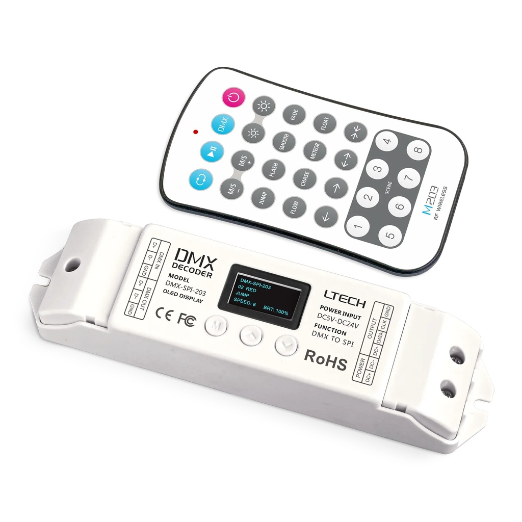 LTECH SPI Digital controller - DMX-SPI-203+M203