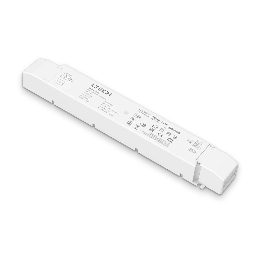 LTECH Xiaolei Driver CV BLE 5.0 1CH 24V 75W - LM-75-24-G1B2