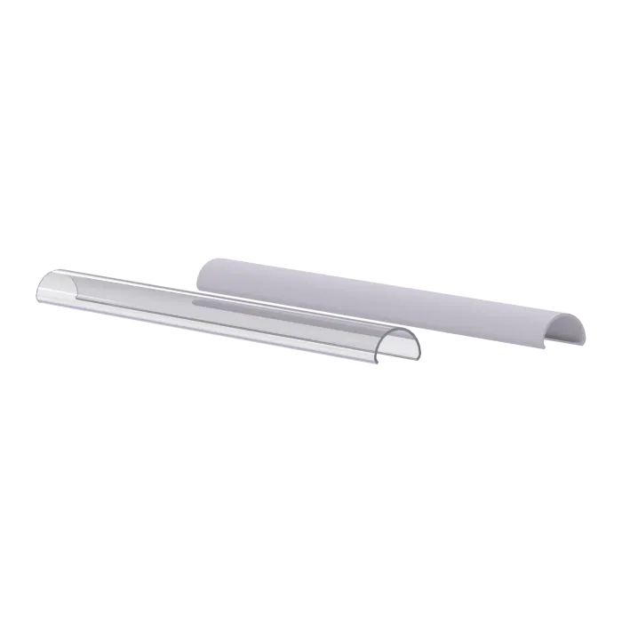 [9118300] Cover Half Round (Clear, 3020 mm)