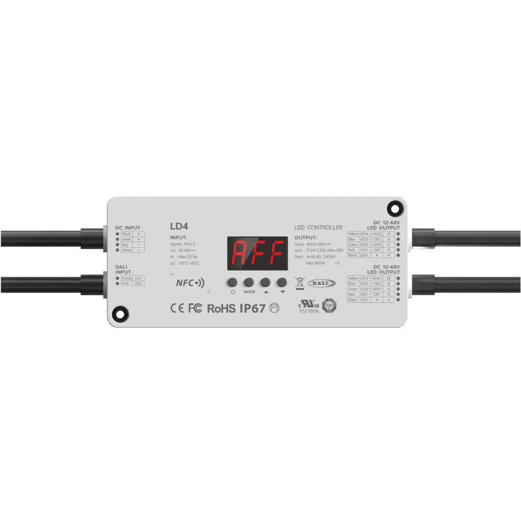 LTECH CV DALI 4CH NFC IP67 - LD4