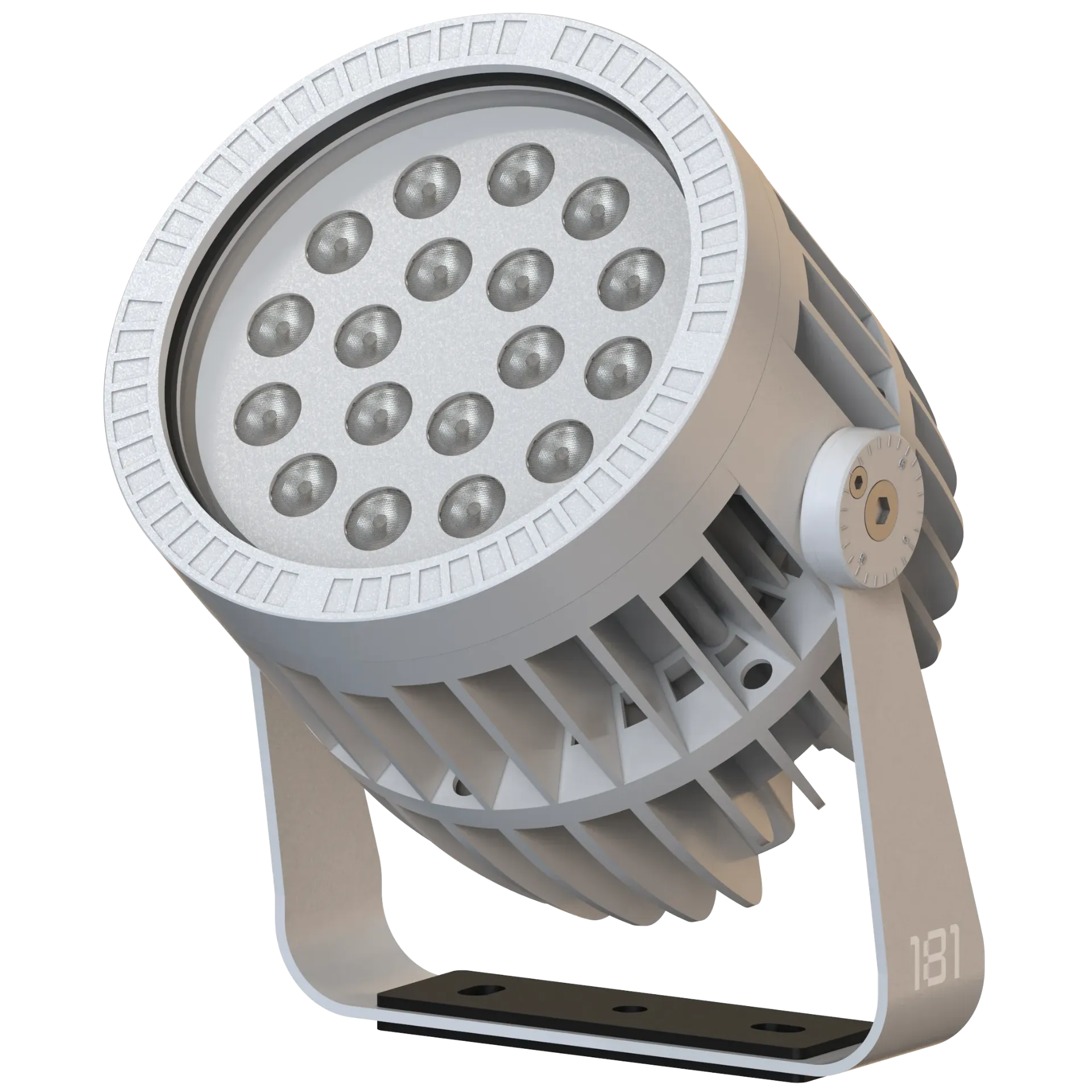 Beam F54 Multi Color (RGBW(2700K), 15°, Specified, Grey RAL7047)