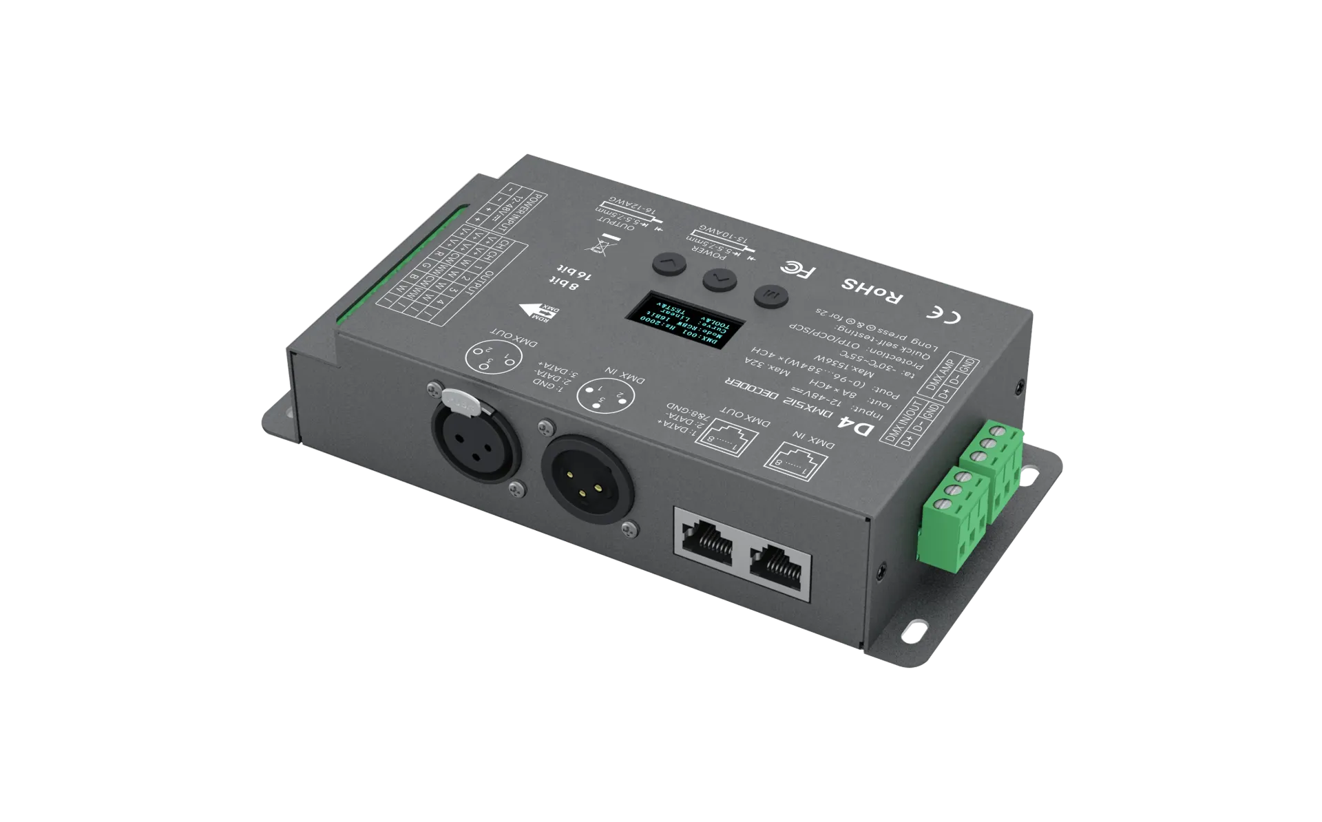[2277711] LTECH LTSYS Decoder CV DMX 4CH - D4