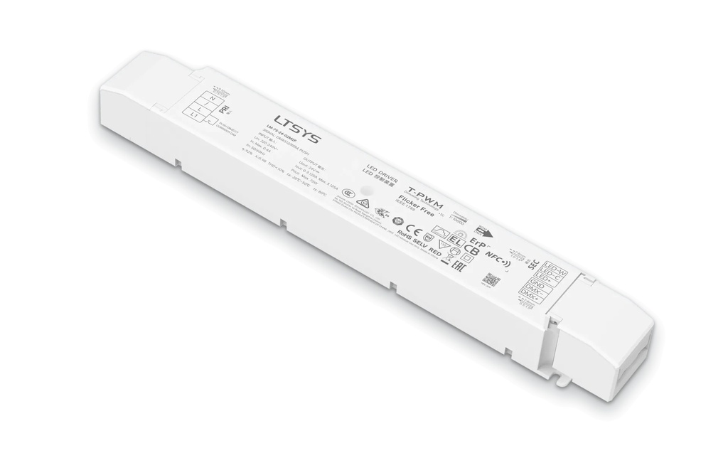 [2812502] LTECH LTSYS Driver CV DMX 2CH 24V 75W NFC - LM-75-24-G2M2F