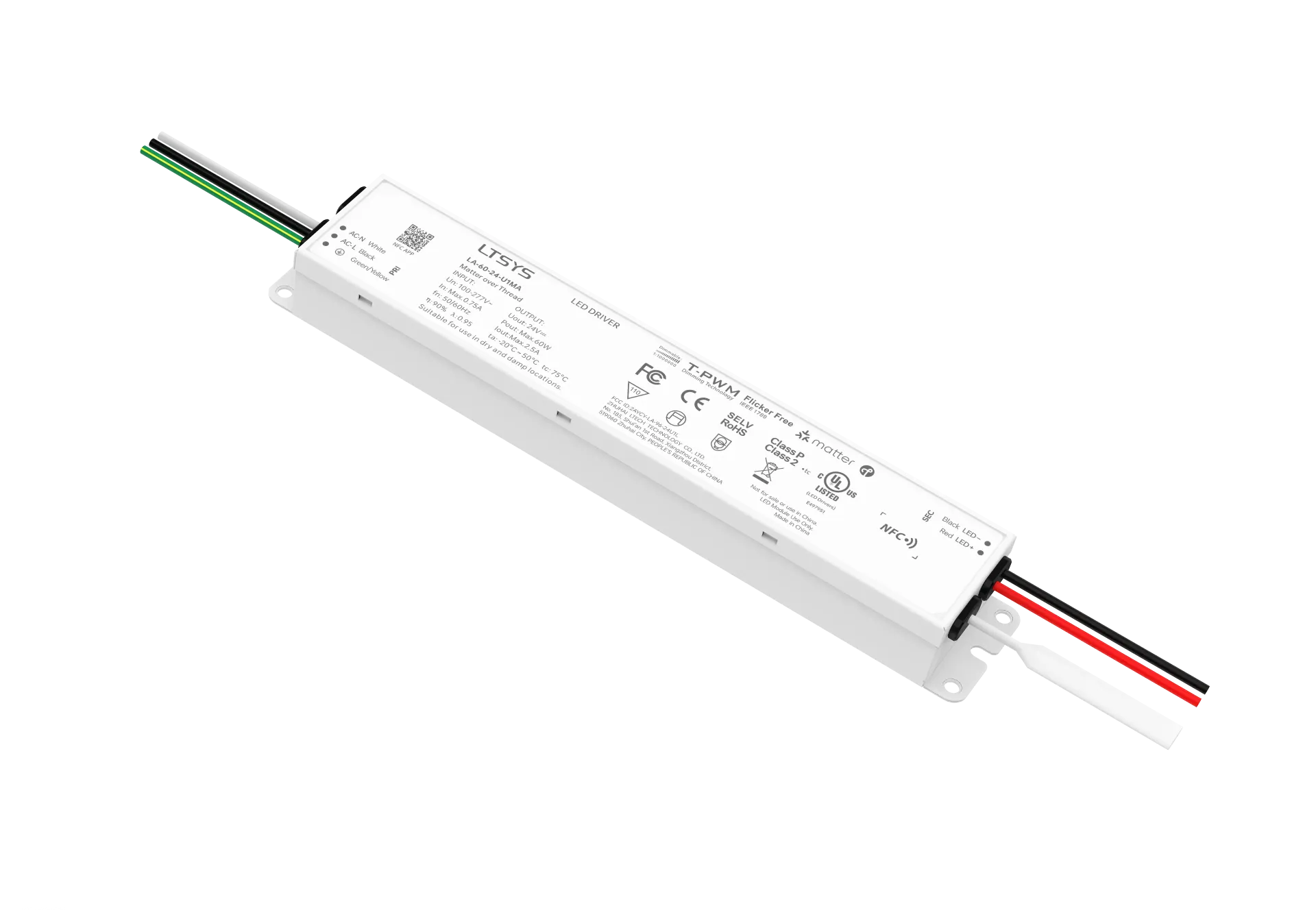 LTECH LTSYS Driver CV Matter 1CH 24V 60W - LA-60-24-U1MA