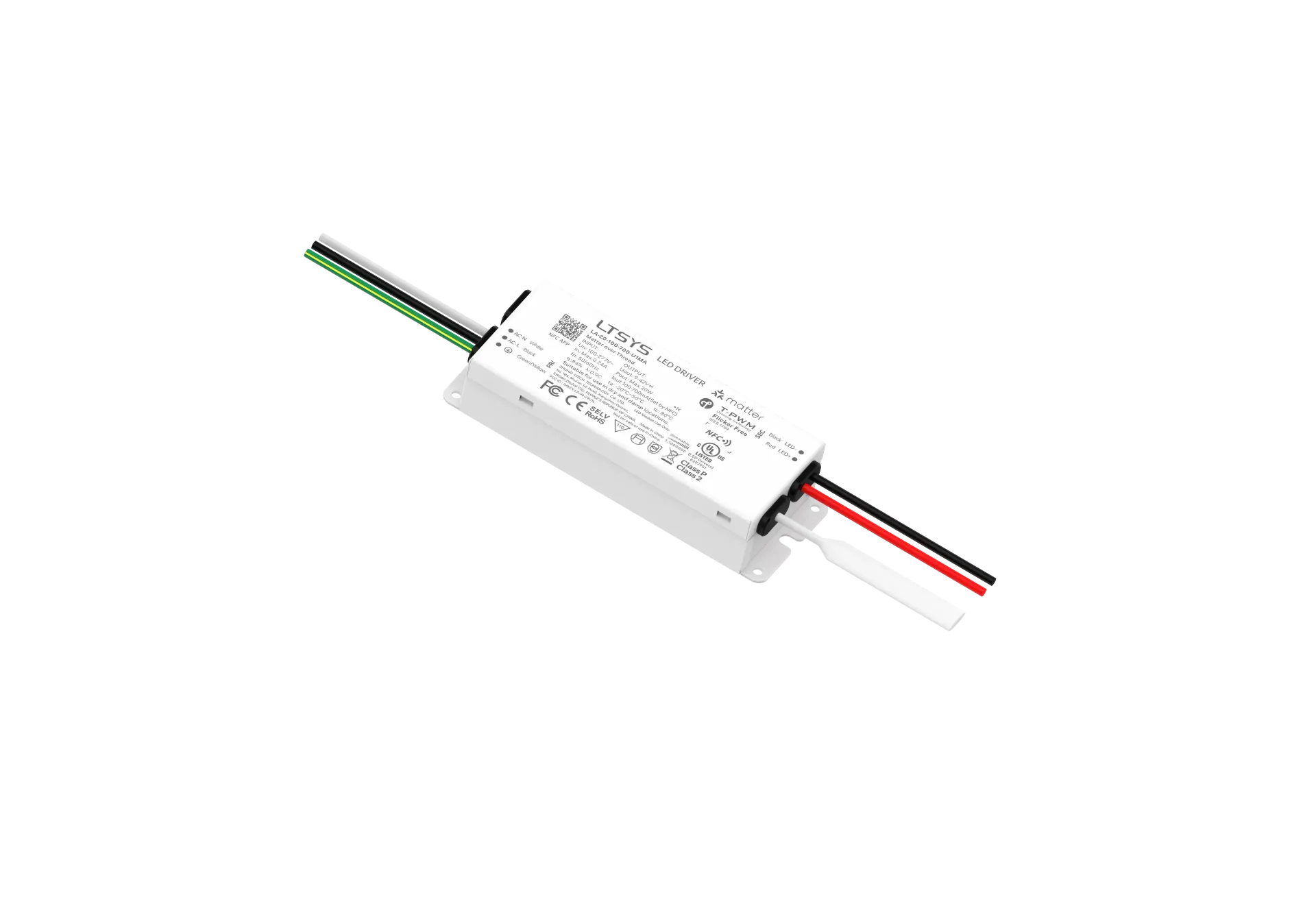 LTECH LTSYS Driver CC Matter 1CH 100-700mA 20W - LA-20-100-700-U1MA