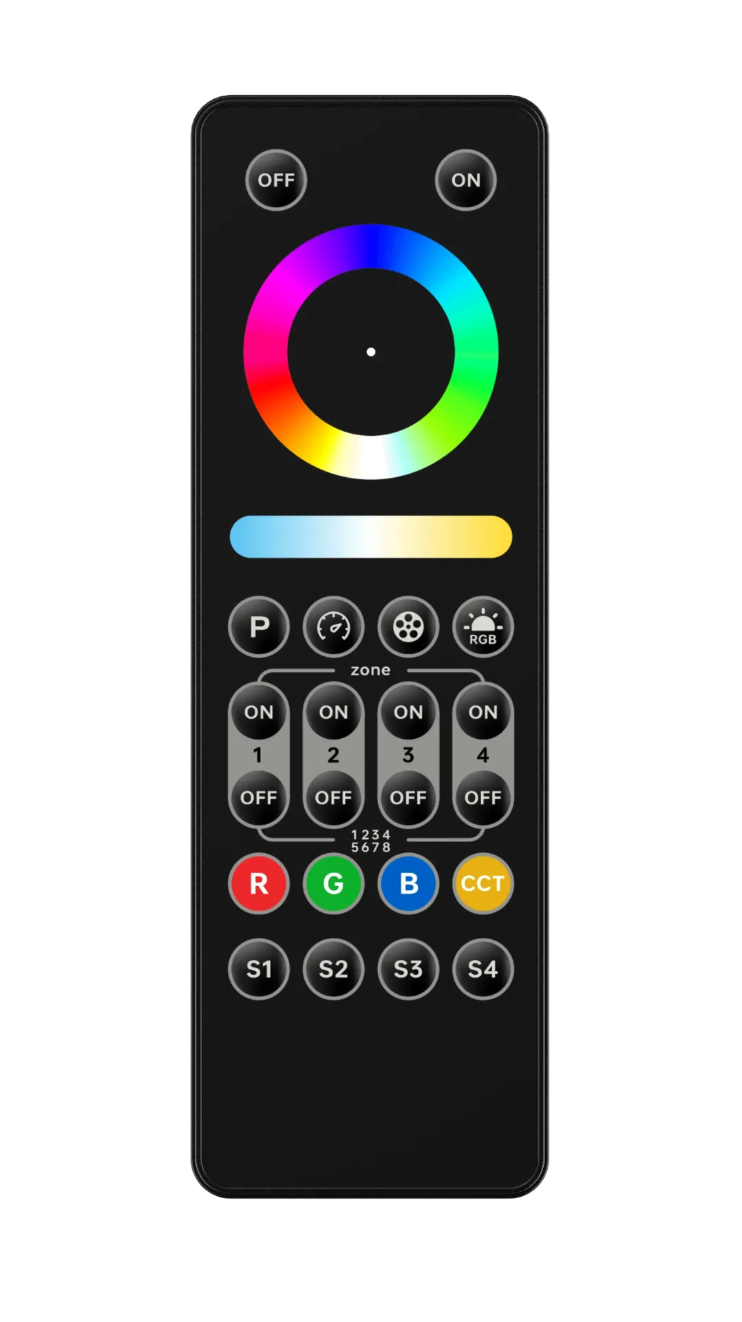 LTECH LTSYS RGBCW LED Remote Control - C5F