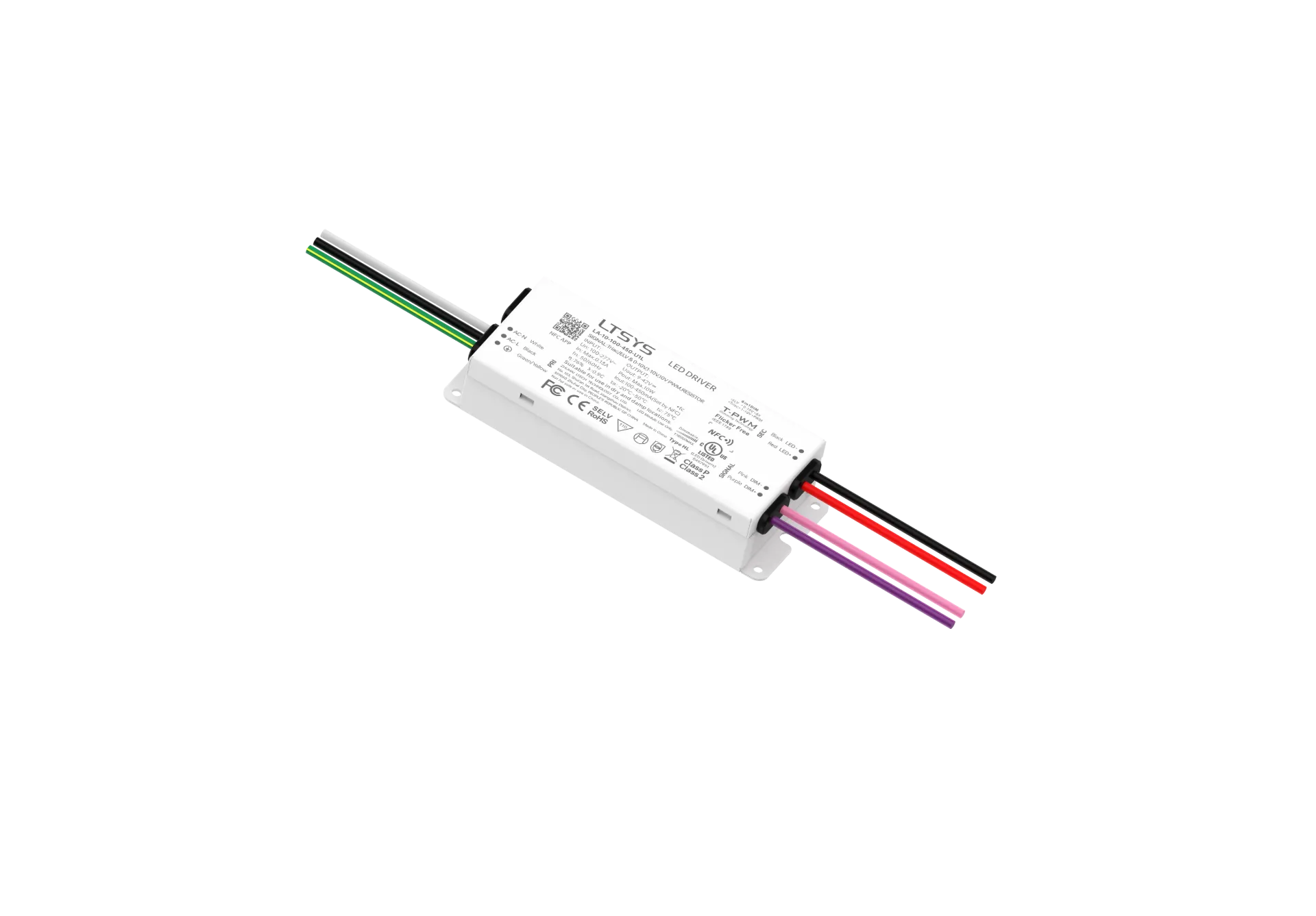 LTECH LTSYS Driver CC 0-10V 1CH 100-450mA 10W - LA-10-100-450-U1L